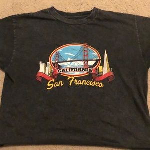 BRANDY MELVILLE san francisco cropped shirt!